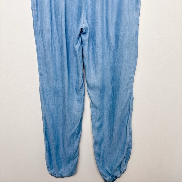 Aritzia Womens Medium Talula Chambray Jogger Los Feliz Pant CN - Picture 13 of 14